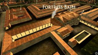 Animation of ancient Roman Fort in Caerleon Wales [upl. by Bennir]