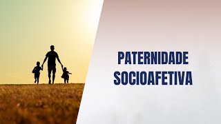 Paternidade socioafetiva [upl. by Lerak]