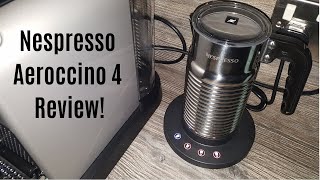 Nespresso Aeroccino 4 Milk Frother Review  Worth upgrading from the Aeroccino 3 [upl. by Yllod]