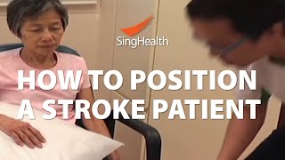 How To Position A Stroke Patient [upl. by Atilegna]