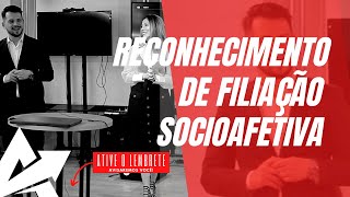 DIREITO DE FAMÍLIA Reconhecimento de filiação socioafetiva [upl. by Anoik]