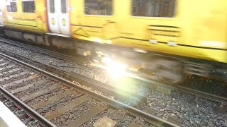 Merseyrail 507 009 making arcs at Birkdale station [upl. by Sigrid371]