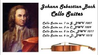 Johann Sebastian Bach  Cello suites in 432 Hz great for reading or studying [upl. by Iznik]