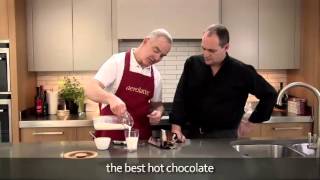 How to make a hot chocolate using an aerolatte milk frother [upl. by Ddet913]